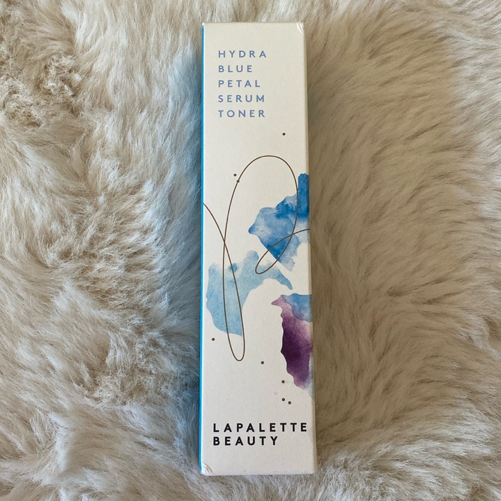 Lapalette Beauty Hydra blue petal serum toner